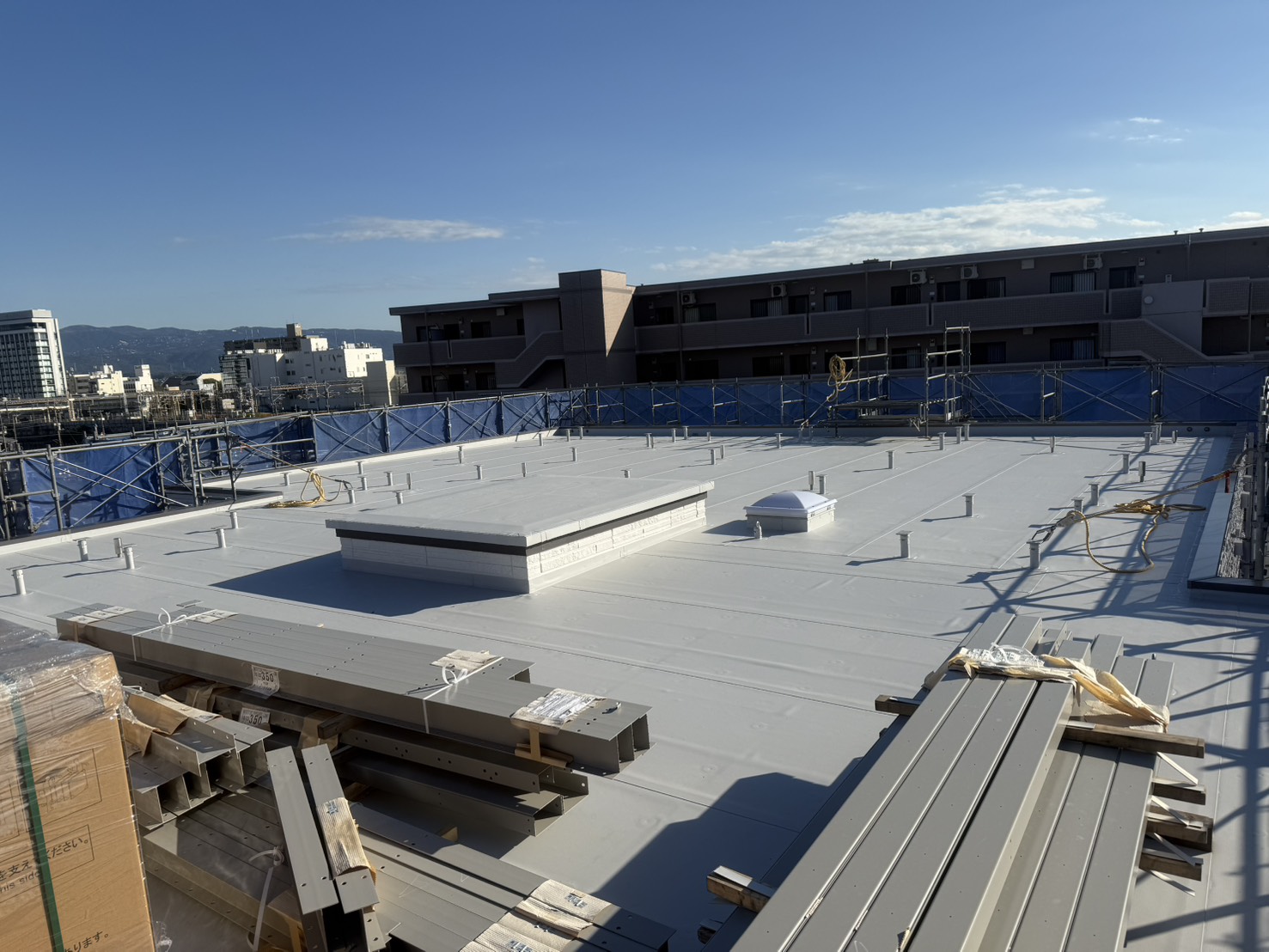 静岡県駿東郡　屋上塩ビシート防水